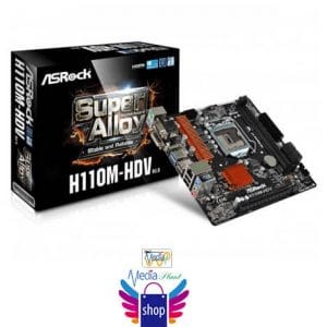 Asrock H110M-HDV R3.0 Super Alloy 6th And 7th Generation DDR4 Micro ATX Motherboard