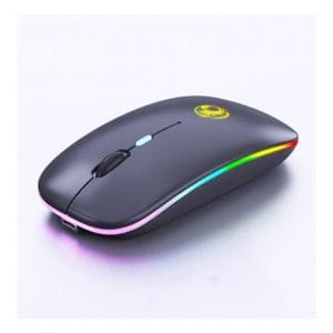 IMICE E-1300 2.4G Wireless Bluetooth Rechargeable Ultra Slim Backlit Gaming Mouse