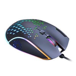 IMICE T97 Comfortable Touching USB Wired RGB Luminous Hollow Counter Weight Programming RGB Gaming Mouse