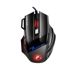 IMICE X7 USB Wired 7 keys 7 LED Breathing Light Optical Gaming Mouse