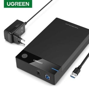 UGREEN US222 3.5 2.5 Inch USB to SATA External Hard Drive Enclosure Case