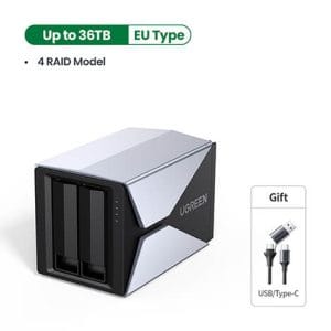 UGREEN HDD Docking Station Hard Disk Storage Array Cabinet 3.5/2.5 Inch Sata-SSD Serial Port Box Reader Enclosure