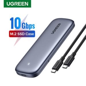 UGREEN M.2 NVMe SSD USB C 3.1 Gen 2 to M-Key M&B-Key NVMe NGFF PCIe 10Gbps Thunderbolt 3 External SSD Case Enclosure
