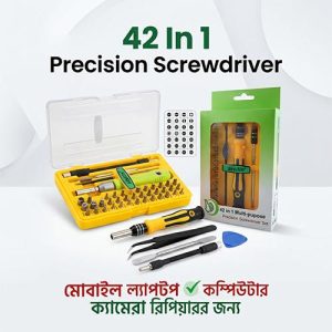 Aisilin 42 In 1 Precision Screwdriver Set Multifunction Magnetic Repair Tool Kit