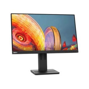 Lenovo ThinkVision E24Q-20 23.8 Inch HDMI-DP 2K IPS QHD Display Borderless Monitor