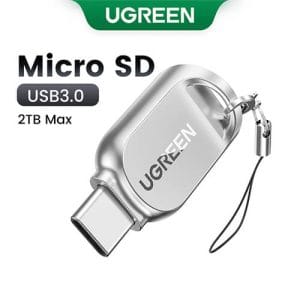 UGREEN High Speed TF SDHC SDXC Micro SD Card Reader USB C 3.0 Type C OTG Memory Card Reader Adapter