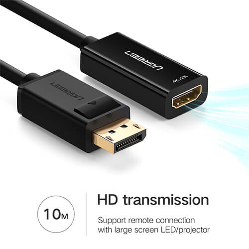 Ugreen DP to HDMI 4K Displayport Adapter 1080P Display Port Cable Converter (2)