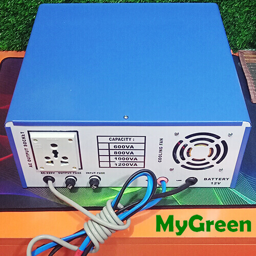 MyGreen 1200VA 960 Watt Metal Body Digital IPS Machine With Battery Full Setup (2)