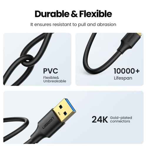 UGREEN USB 3.0 A to A Cable Type A Male to Male 5Gbps Speed USB 2.0 USB to USB Cable (11)