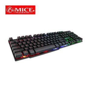 iMICE AK-600 104 Keys Luminescent USB Wired Gaming Keyboard
