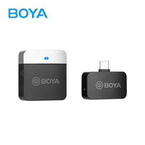 Boya BY-M1LV-U 2.4GHz Wireless Microphone For Smartphones DSLR PC And More
