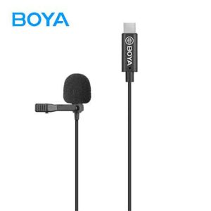Boya BY-M3 Digital Lavalier Type-C Microphone For Smartphones PC And More