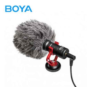 Boya BY-MM1 Cardioid Condenser Microphone For Smartphones DSLR PC Camcorders