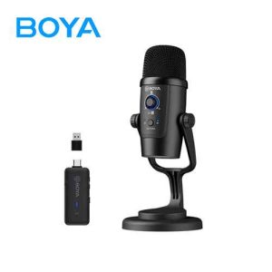 Boya BY-PM500W Wireless With Wired Dual Function Microphone For Gaming Streaming Podcasting And More