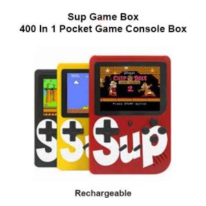Sup Game Box 400 In 1 Rechargeable Pocket Game Console Box