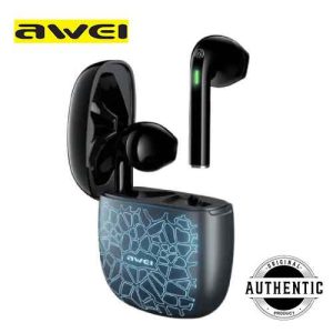 Awei T28 Pro Gaming TWS In-Ear Bluetooth Wireless Earbuds IPX6 Waterproof Ultra Low Latency Sports Earbuds
