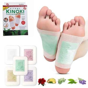 Systems Eleven KIYOME KINOKI Detox Foot Patches Pads Body Toxins Feet Slimming Cleansing Herbal Detoxification And Stress Relief
