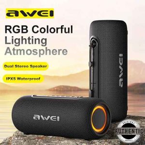 Awei KA8 Bluetooth Dual Speaker 6 Hours Long Battery Life Stereo Speaker
