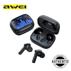 Awei T53 ANC+ENC TWS Gen-Z In-Ear Wireless Bluetooth Earbuds IPX6 Waterproof Long Battery Life Call Noise Cancellation Earphone