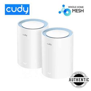 Cudy M1200 AC1200 Dual Band WiFi Router 2 Pack 2.4G 5G Wi-Fi Whole Home Mesh System Gigabit Router
