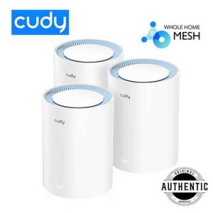 Cudy M1200 AC1200 Dual Band WiFi Router 3 Pack 2.4G 5G Wi-Fi Whole Home Mesh System Gigabit Router