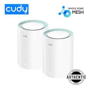 Cudy M1300 Dual Band Wi-Fi Router 2 Pack AC1200 2.4G 5G Dual Band WiFi Whole Home Mesh System Gigabit Router