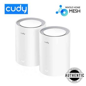 Cudy M1800 Dual Band Wi-Fi Router 2 Pack AX1800 Gigabit 2.4 GHz 5 GHz Dual Band WiFi Whole Home Mesh System Router