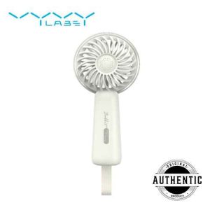 Vyvylabs VKL01-WH Babbit Handheld Fan 5 Hours Long Battery Life Rechargeable Fan