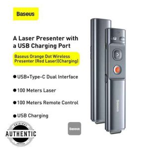 Baseus Orange Dot Wireless Rechargeable Presenter