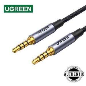 UGREEN AV183 3.5mm 4 Pole Male to Male Extension Cable Male to Male Aux Jack Audio Cable
