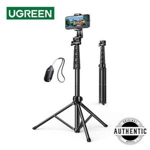 UGREEN LP680 Bluetooth Tripod Stand Selfie Stick Remote Control Tripod Stand For Smartphone Action Camera