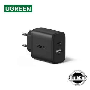 UGREEN X227 20W EU Dual Port Fast Charger Adapter USB-A And Type-C 2 Port Quick Charger