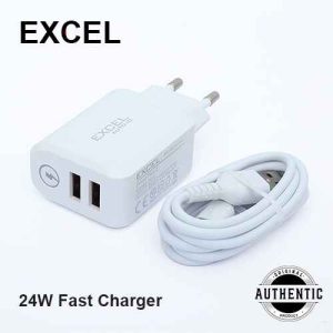 EXCEL E110 24W Fast Charger 4.2A Fast Charging Adapter