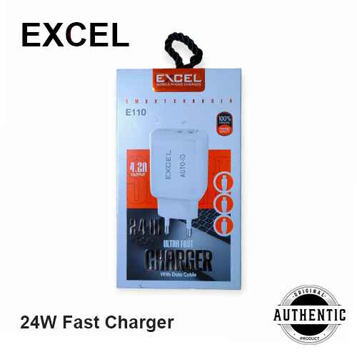 EXCEL E110 24W Fast Charger 4.2A Fast Charging Adapter - Image 2