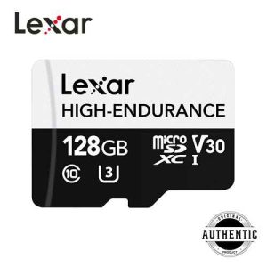 Lexar V30 128GB MicroSDXC High Endurance Micro SD Memory Card