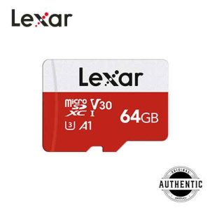 Lexar V30 64GB MicroSDXC E-Series UHS-I Micro SD Memory Card
