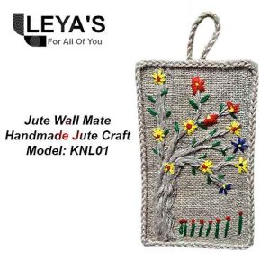 LEYAS Jute Wall Mate Handmade Jute Craft KNL01 Home Office Wall Decoration Crafts