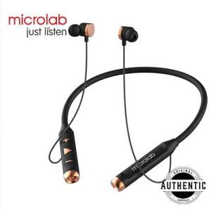 Microlab Neckband 11 Bluetooth Neckband Earphone 500 Hours Long Battery Life Sports Bluetooth Wireless Neckband Earphones