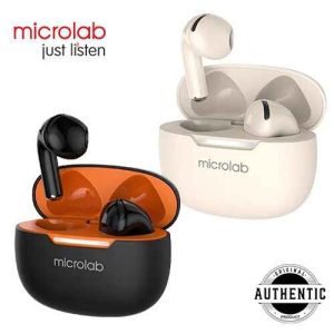 Microlab WisePods 30 TWS Bluetooth Earbuds 40 Hours Long Battery Life Noise Cancellation Bluetooth Wireless Earbuds