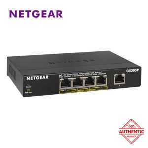 NETGEAR GS305P Gigabit 5 Port Unmanaged Desktop Switch