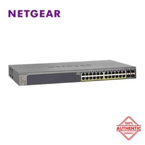 NETGEAR GS728TP 24 + 4 SFP Port Pro Safe Gigabit PoE Manage Switch