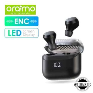 Oraimo OTW-340 Airbuds 4 Bluetooth Earbuds 38 Hours Long Battery Life 4 ENC Noise Cancellation Bluetooth Wireless Earbuds
