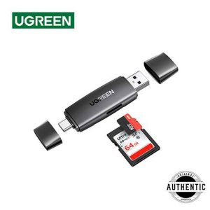 UGREEN CM304 2 In 1 Multifunctional Card Reader USB-A And USB-C Card Reader