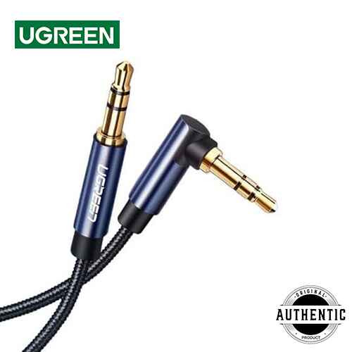 UGREEN 60181 3.5mm Male to Male AUX Audio Cable Gold Plated Metal Braided 2M Cable - Image 2
