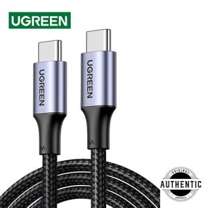 UGREEN US316 100W USB-C to USB-C Data Cable Fast Charging Type-C to Type-C 2M Data Cable For for iPhone 16/15/14 MacBook Pro iPad Pro Dell XPS Samsung Galaxy S25 S24 S23 S22 Ultra Switch Pixel ETC