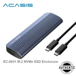 ACASIS EC-6601 M.2 NVMe SSD Enclosure Adapter Case 10Gbps High Speed NVMe SSD Supports Enclosure For Computers Laptop Tablets And Mobile Phones Can All Be Used