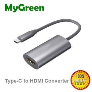 MyGreen HD28 Type-C to HDMI Converter Full HD 4K Projector Display Mobile Phone HDMI Adapter Cable For PC MacBook Pro Laptop Tablet Huawei Projector And More