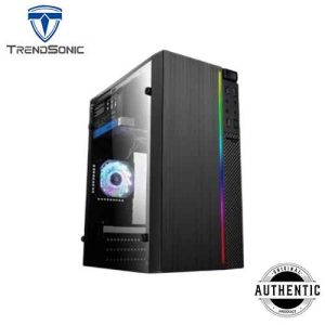 TRENDSONIC N18 ATX Gaming Casing With RGB Lighting Desktop Computer Case