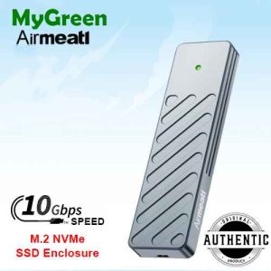 MyGreen AirMetal AM-SE803 M.2 NVMe SSD Enclosure Adapter Case 10Gbps High Speed NVMe SSD Supports Enclosure For Computers Laptop Tablets And Mobile Phones Can All Be Used