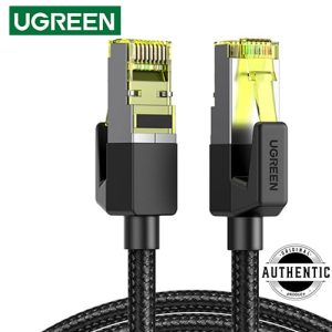 UGREEN NW150 Cat7 Ethernet Cable 0.5M 10Gbps High Speed Pure Copper Braided Ethernet Cable